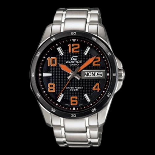 CASIO Male EDIFICE Japan / South Korea Fashion Quartz Mens Silver Analog