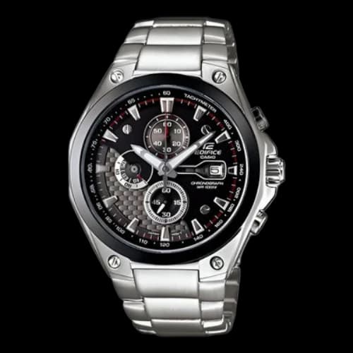 CASIO Edifice Series Quartz Movement Watch Stainless Steel Strap 100 Meter Waterproof Mens