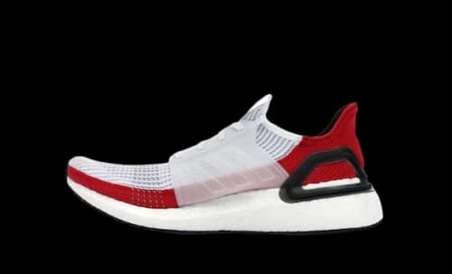 adidas Ultra Boost 19 White Scarlet