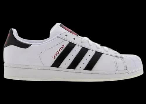 adidas Superstar White Red Black