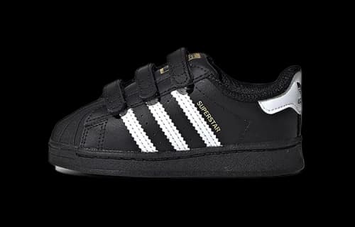 Adidas Superstar Black White Stripe Toddler