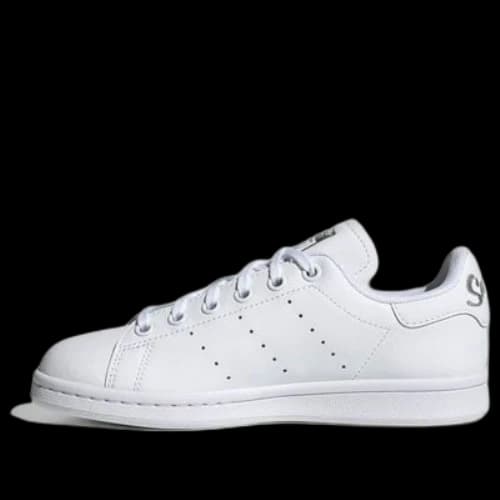 (GS) adidas originals Stan Smith J 'White Silver'
