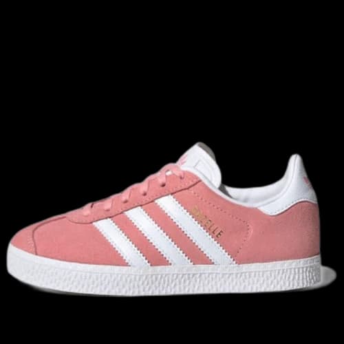 (GS) adidas Gazelle J Shoes 'Pink White Golden'