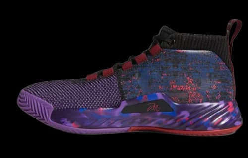 adidas Dame 5 Lillard Basketball 'Cblack Cburgu Scarle'