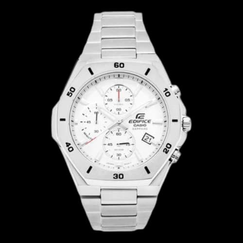 CASIO EDIFICE Sports 100m Waterproof Stainless Steel Strap Watch Mens