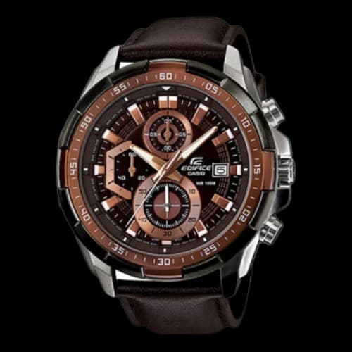 CASIO EDIFICE Serieses Men's Mens Brown Analog