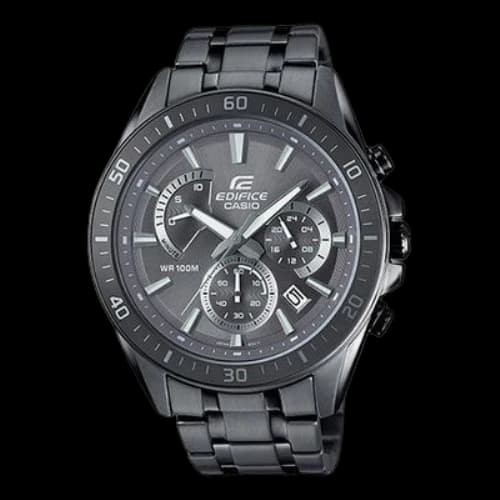 CASIO EDIFICE quartz Mens Black Analog