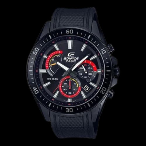 CASIO Waterproof EDIFICE Mens Black Analog