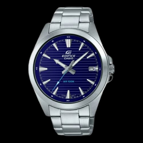 CASIO Male EDIFICE Japan / South Korea Fashion Waterproof Silver Analog