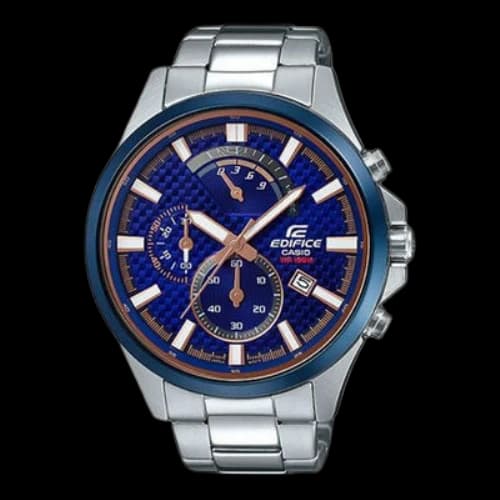 CASIO EDIFICE Series Leisure Fashion Men's Mens Blue Analog