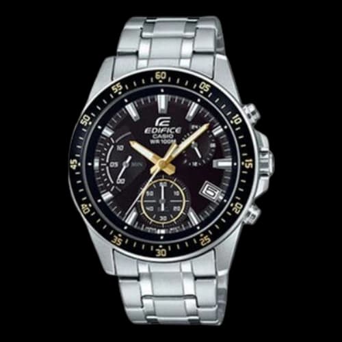 CASIO Waterproof EDIFICE Mens Black Analog