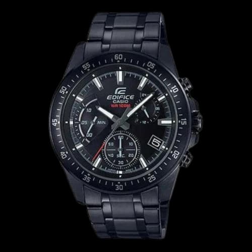 CASIO Edifice Watch Mens Black Analog