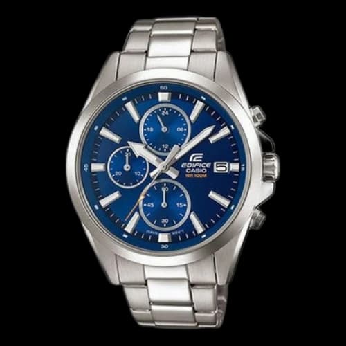 CASIO Male EDIFICE Japan / South Korea Fashion Mens Blue Analog