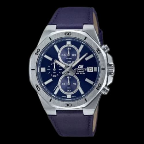 CASIO Digital 'Navy Silver'