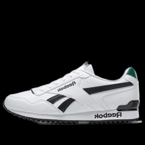 Reebok Royal Glide Running Shoes White/Black/Green