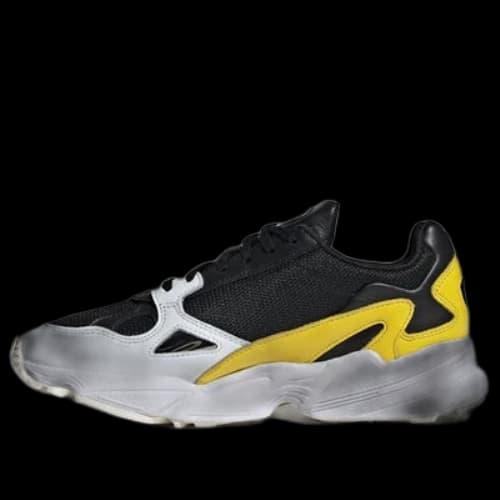 adidas Falcon 'Black Yellow White' (Women's)