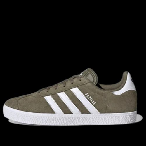 (GS) adidas Gazelle J 'Green White'