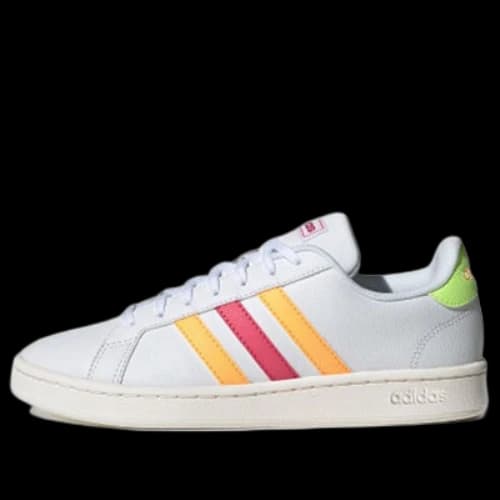 adidas neo Grand Court 'White Pink Orange' (Women's)