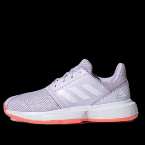 (GS) adidas Courtjam J Purple/White