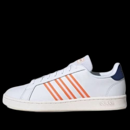adidas neo Grand Court 'White Orange'
