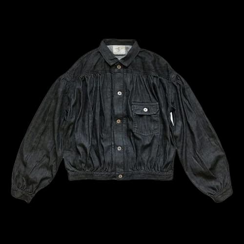 Kapital 8 Oz BLK Denim GYPSY Blouse 1ST JKT 'Black'