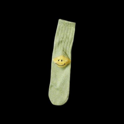 Kapital Smiley Socks 'Green'