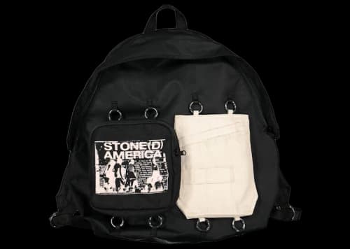 Raf Simons x Eastpak Padded Doubl'r Backpack Black/Beige