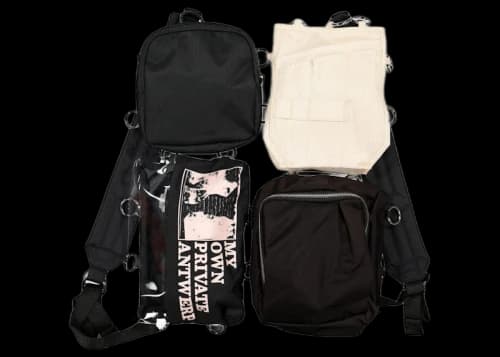 Raf Simons x Eastpak Pocketbag Loop Black/Beige