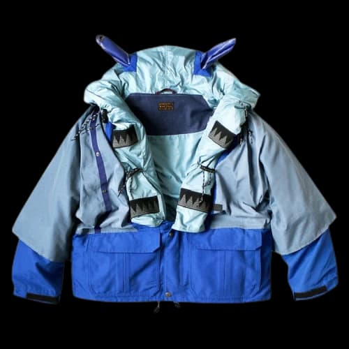 Kapital 60/40 Cloth Kamakura Anorak Blouson 'Navy'