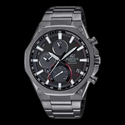 CASIO Edifice Bluetooth Solar Energy Watch Solar Powered Mens Gray Analog