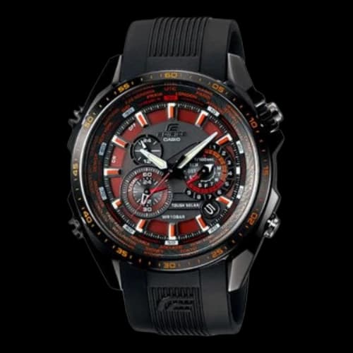 CASIO Fashion EQS-500C-1A2 Watch Black Analog
