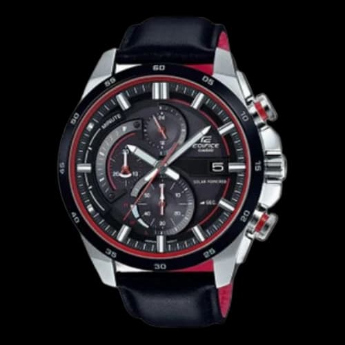 CASIO EDIFICE Quartz Waterproof Mens Black Analog