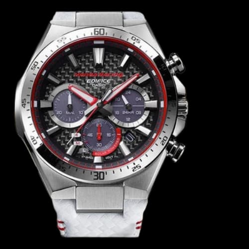 CASIO Male EDIFICE Japan / South Korea Fashion Solar Powered Mens Black Analog