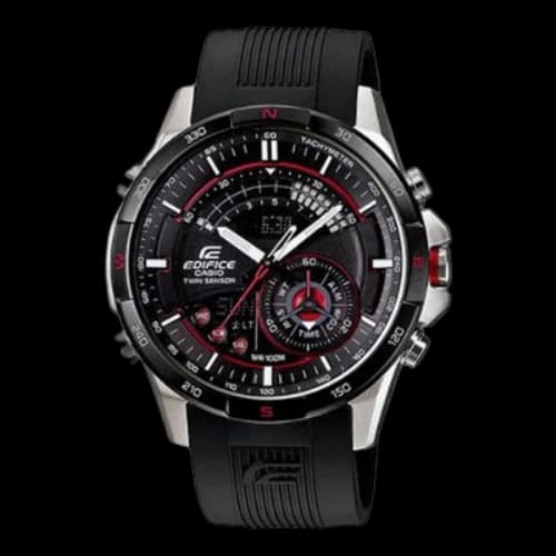 CASIO Waterproof Shockproof EDIFICE Black Analog