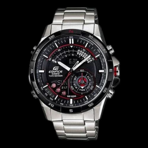 CASIO EDIFICE Series Racing Numeric Silver Black ERA-200DB-1A SilverBlack Analog