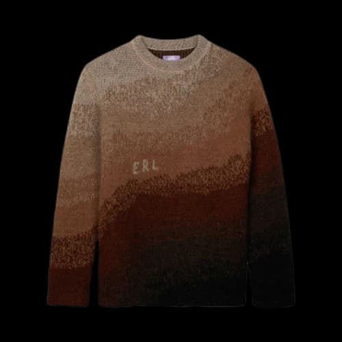 ERL Mens Bowy Sweater Knit 'Brown'
