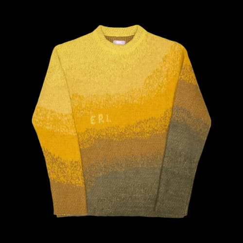 ERL Bowy Sweater Knit 'Yellow'
