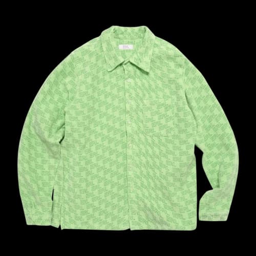 ERL Straight Hem Shirt 'Green'