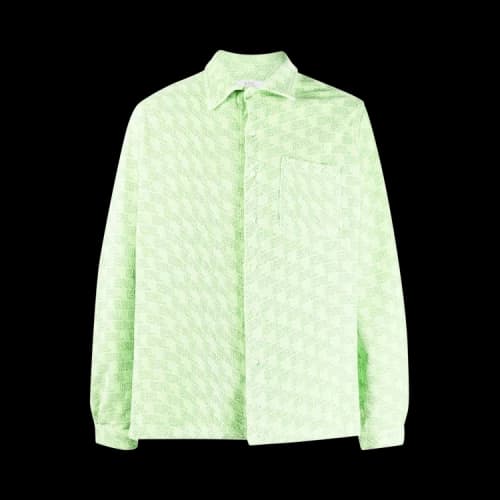 ERL Straight Hem Shirt 'Lime'