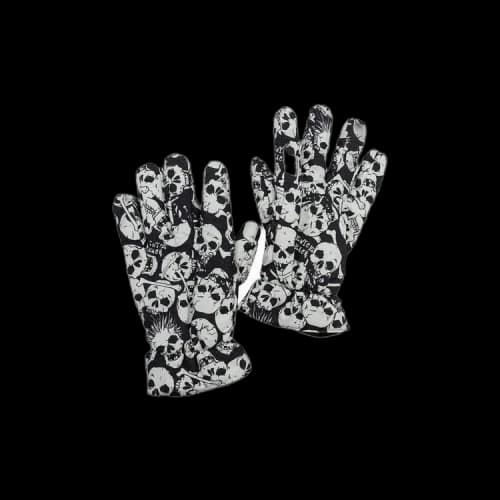 ERL Skull Puffer Gloves 'Black'