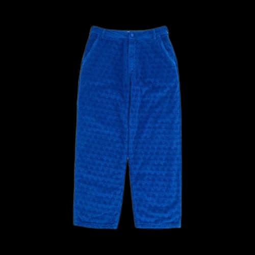 ERL Corduroy Embossed Pants 'Blue'