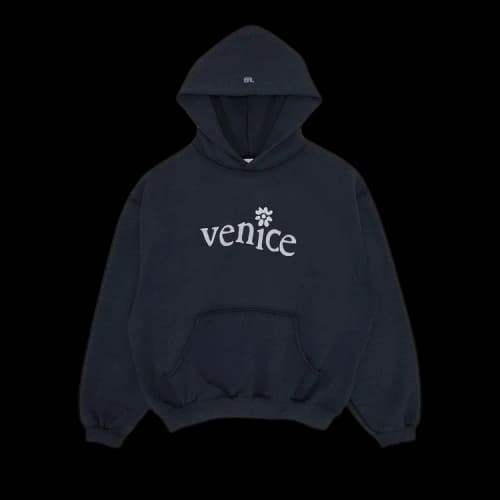 ERL Venice Fleece Hoodie 'Black'