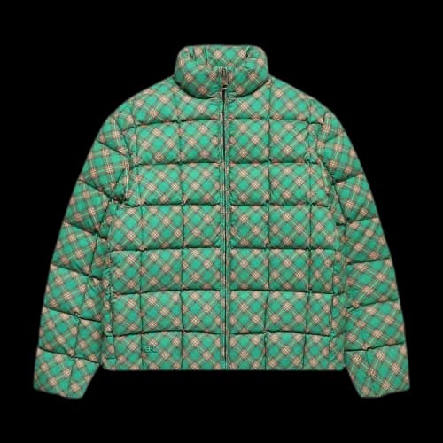 ERL Printed Quilted Puffer Jacket 'Green'
