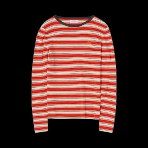 ERL Striped Crewneck 'Red'