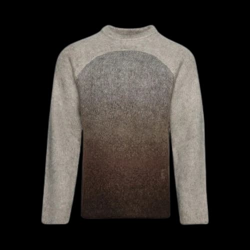 ERL Gradient Rainbow Sweater Knit 'Brown'