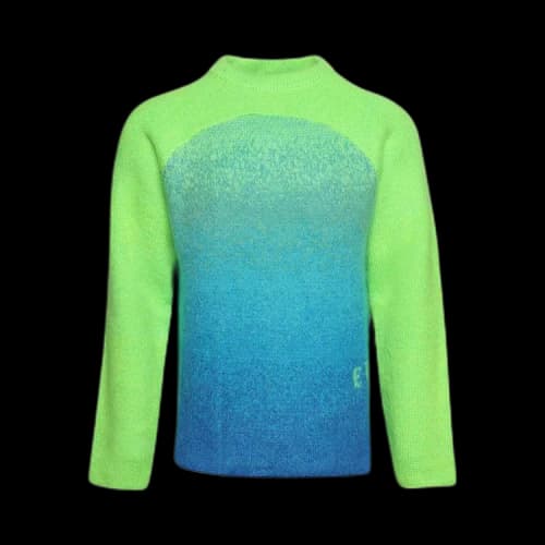 ERL Gradient Rainbow Sweater Knit 'Green'