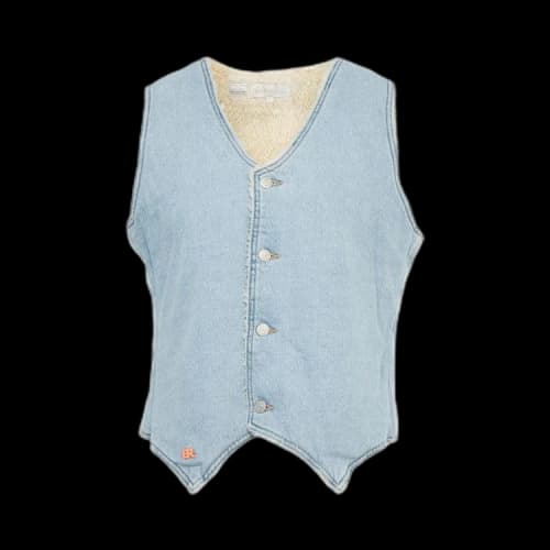 ERL x Levi's Sherpa Denim Vest 'Blue'