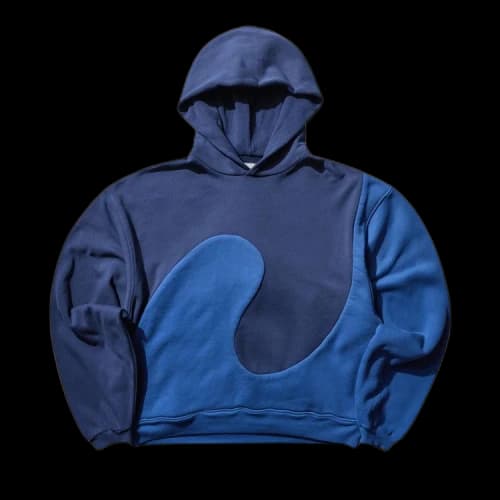 ERL Classic Swirl Hoodie 'Blue'