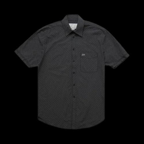 ERL Mini Plaid Short-Sleeve Shirt 'Black'