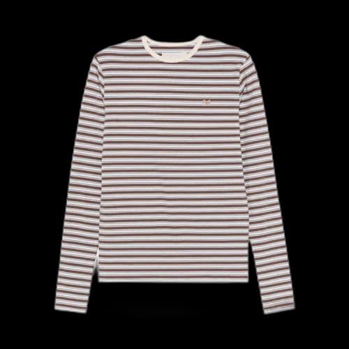 ERL Striped Long-Sleeve Shirt 'Brown'